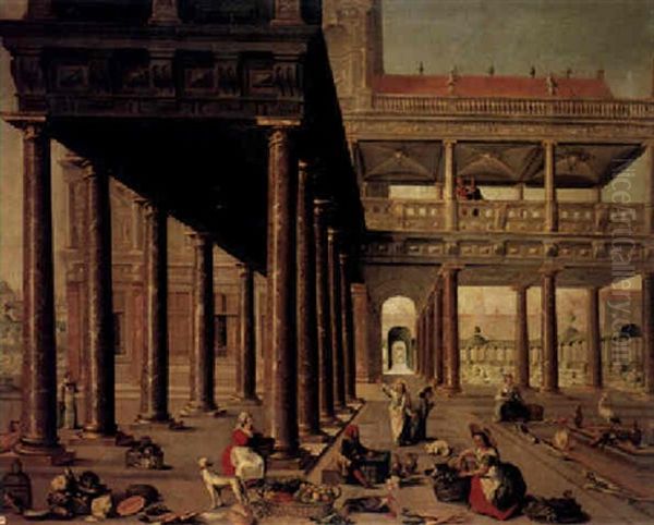 Christ Expelling The Money Changers From The Temple - view 1