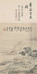 Gelehrter In Seiner Studierstube by Xu Wei