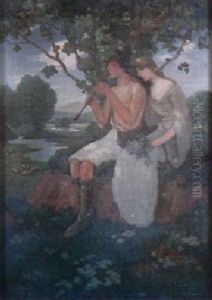 A Shepherd And His Maiden by Lutfi D. Yacobian
