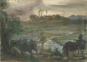 Rizieres A Annam, Indochine