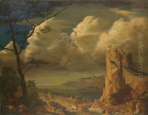 Mythological Landscape by Alexander E. Yakovlev