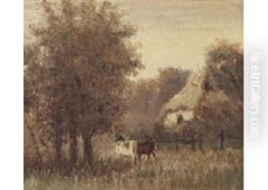 Farm Village In The Morning by Yamamoto Kanae
