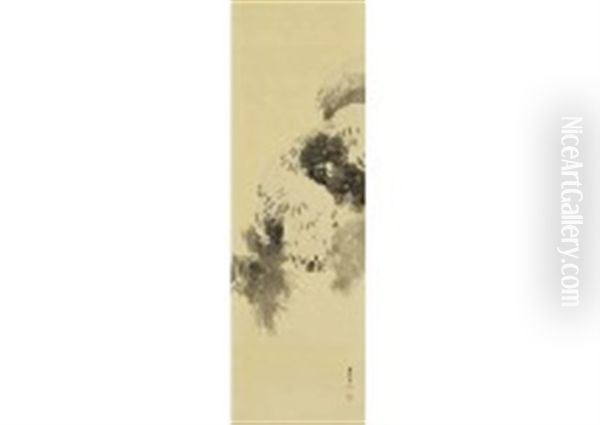 Pine Tree In Snow - view 1