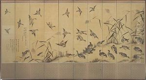 Geese And Autumn Grasses by Yang Ki-Hun