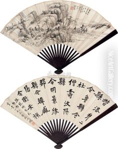 Landscape And Calligraphy Landscape And Calligraphy