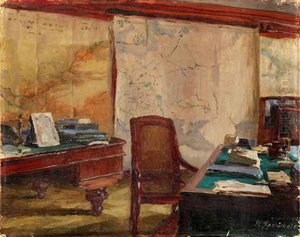 Study For A Portrait Of N. Obruchev - view 1