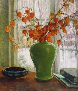 Still Life With Vase And Branches by Cullen Yates