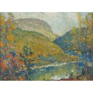 Autumn Delaware Water Gap by Cullen Yates