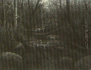 Brook In The Woods by William Henry Yates