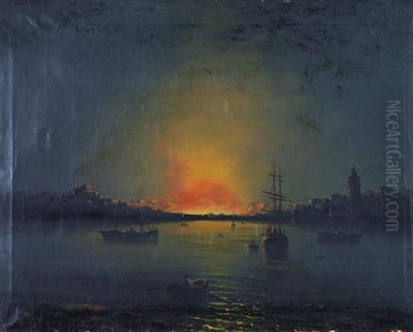 Galata Kulesi Ve Gemiler - view 1