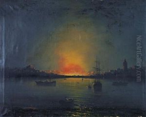 Galata Kulesi Ve Gemiler