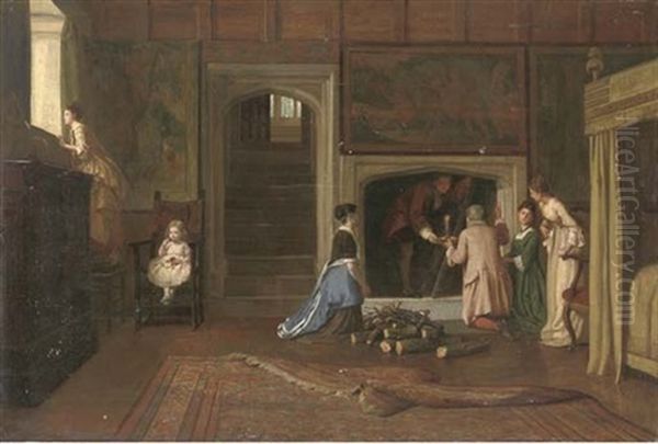 The Jacobite's Escape: The Punch Room At Cotehele House, Cornwall - view 1