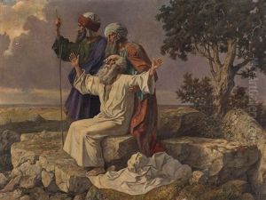 Moses, Joshua And Caleb