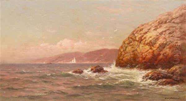 Point Lobos From Fort Point (a Study) - view 1