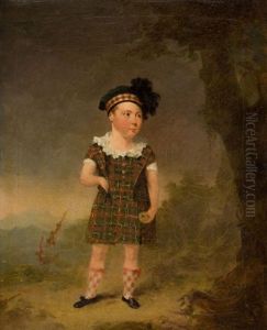 Portrait Of Master Campbell Of Arbuthnot by William Yellowlees