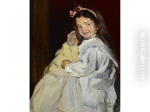 Portrait Of A Young Girl by Karl Yens