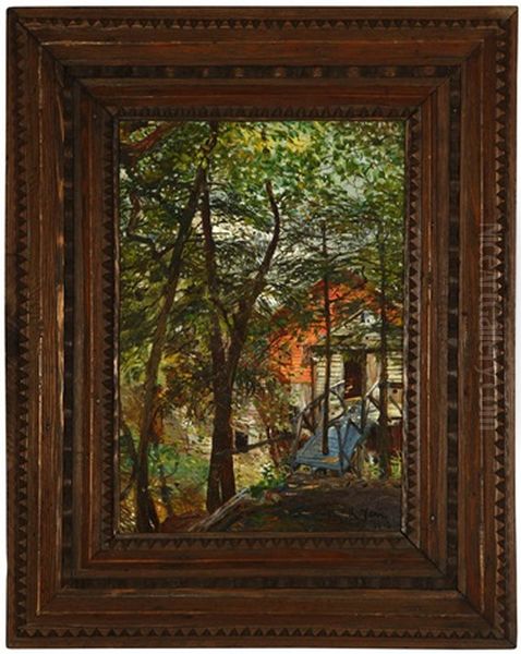 Cabin Through The Trees - view 1