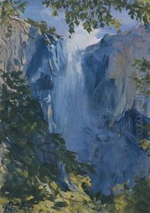 Bridal Veil Falls, Yosemite by Karl Yens