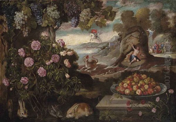 Still-life With Perseus, Andromeda And The Dragon Of Poseidon - view 1