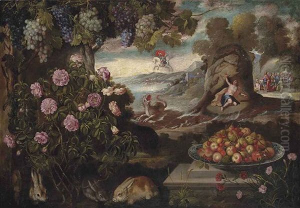 Still Life With Perseus, Andromeda And The Dragon Of Poseidon - view 1