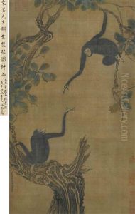 Gibbons by Yi Yuanji