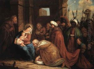 The Adoration Of The Magi by Pieter Ykens