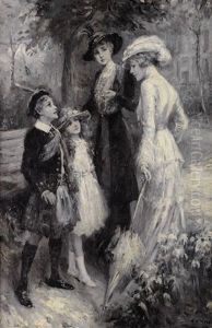 Donald Took A Quick Step Forward. `are You Her Mother?' He Asked Eagerly by Frederick Coffay Yohn