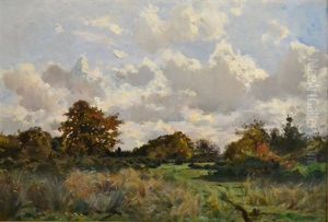 Landscape With Trees by Edmond Charles Joseph Yon
