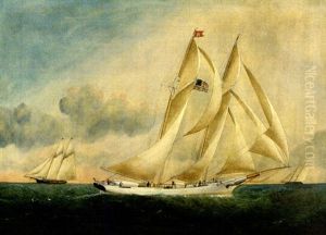 The Schooner "mary B. Dyer" by William Gay Yorke