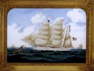 American Ship 'anglo Saxon' by William Gay Yorke