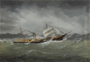 The Ship Adorna Of Setauket In A Storm The Ship Adorna Of Setauket In A Storm