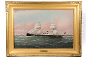 Steam-sail Ship 'theresina' by William Howard Yorke