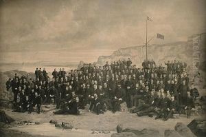 The Members Of The Royal Thames Yacht Club by Henry Jamyn Brooks