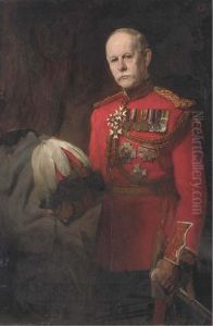 Portrait Of A Field Marshall by Henry Jamyn Brooks