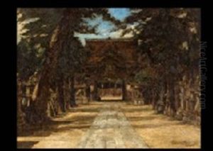 Kitano Shrine, Landscape by Ito Yoshihiko
