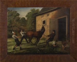 Outside The Blacksmith's Shop