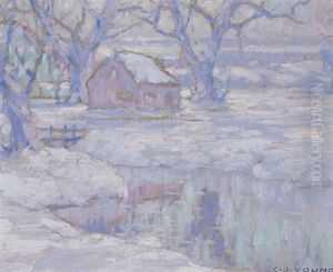 Untitled (house In Winter) by Charles Jac Young
