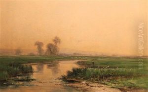 Landscape With Water View And Figure Landscape With Water View And Figure