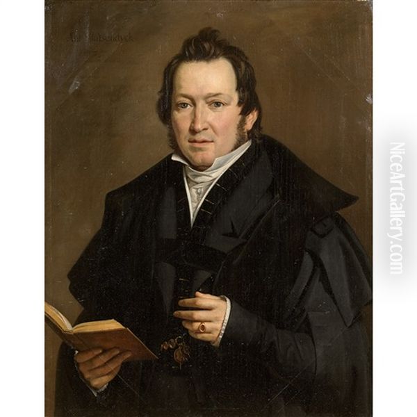 Portrait D'homme Au Livre - view 1