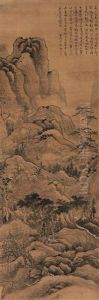 Secluded Residence By A Stream by Yun Xiang