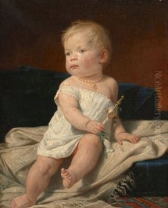 Enfant Au Hochet