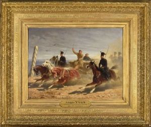 Transport De Prisonniers Russes Par Des Cosaques