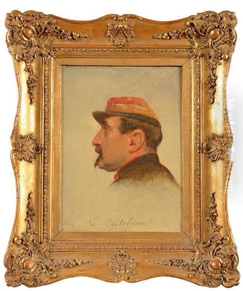 Etude De Portrait Du Colonel Castelnau - view 1