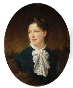 Portrat Einer Dame Mit Spitzenjabot