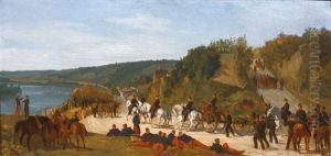 Les Manoeuvres Au Bord De La Seine