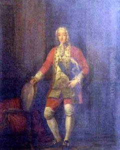 Gentleman Wearing A Red Coat by Eduardo Zamacois y Zabala