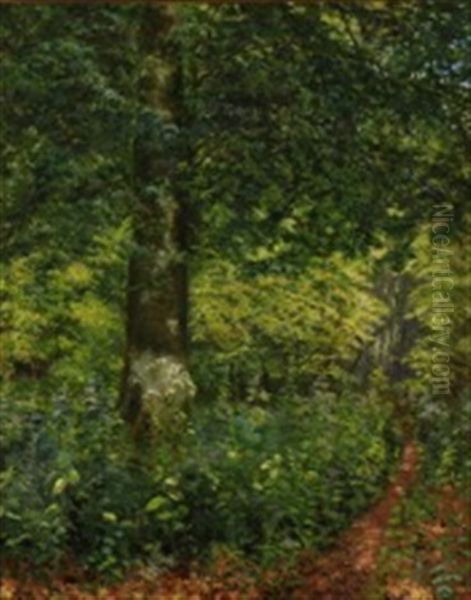 En Skovsti. Forar." Spring Time In The Forest" - view 1