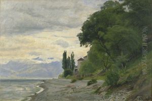 Kleine Villa An Einem See In Den Alpen by Christian Peder Morch Zacho