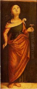 Sainte Lucie by Bernardino di Bosio Zaganelli