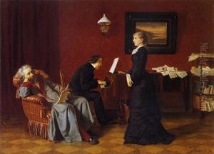 Hauskonzert by Nikolai Petrovich Zagorsky